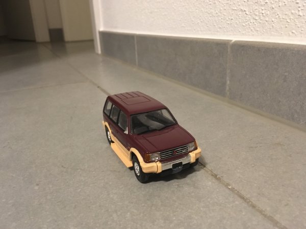 Test einer Ersatz-Karosserie