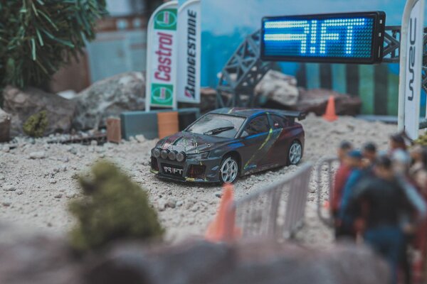 Mein neu gebastelter Rallye Wagen.