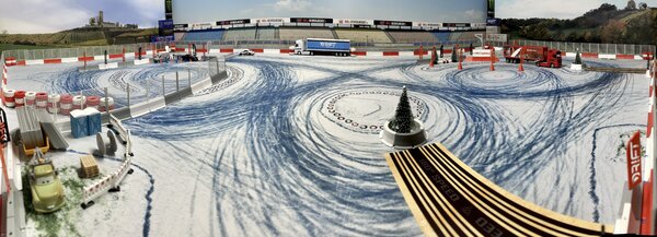 Ice Land Strecke mit DOG 2022 - Season 4 - Lauf 3 "Road to Santa" Aufbau