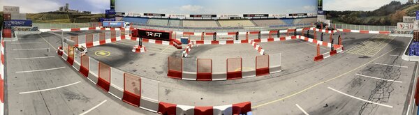 Hafen Dock Strecke mit DOG 2023 - Season 1 - Lauf 2 „Remember the BLOCK“ Aufbau