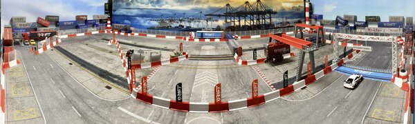 Hafen DOG Strecke mit DOG 2023 - Season 3 - Lauf 1 „Showdown Rallye“ Aufbau