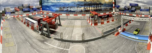 Hafen DOG Strecke mit DOG 2023 - Season 3 - Lauf 3 „Wie auf Schienen“ Aufbau