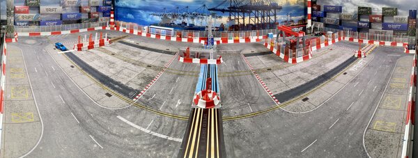 Hafen DOG Strecke mit DOG 2024 - Season 1 - Lauf 3 „One Exit“ Aufbau