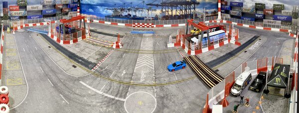 Hafen DOG Strecke mit DOG 2024 - Season 2 - Lauf 3 „Lastwechsel“ Aufbau